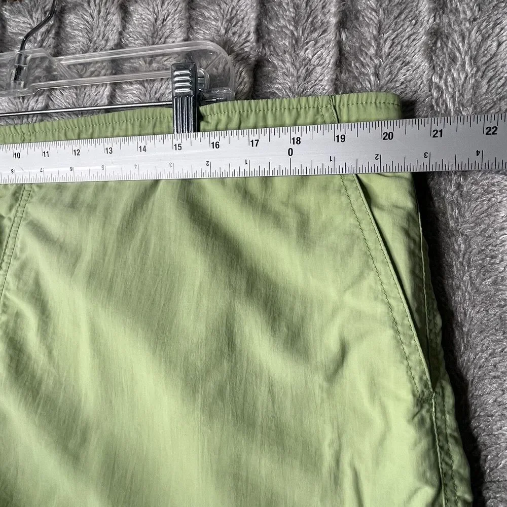 LL Bean Men's Classic Supplex Nylon Board Shorts Lined Large‎ Green Pocketed